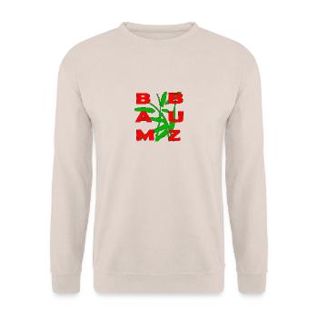 Bambuz merch - Unisex Pullover - Sand - Vorne - Alina (178cm) & Michal (187cm)