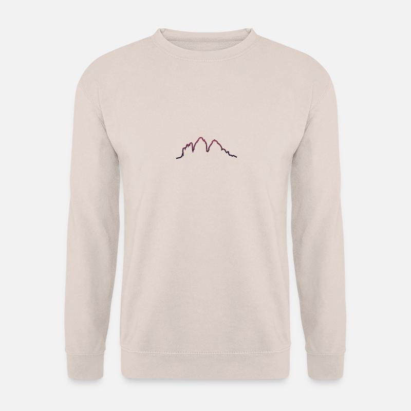 Dolomiten Drei Zinnen Morgendämmerung - Unisex Pullover - Sand