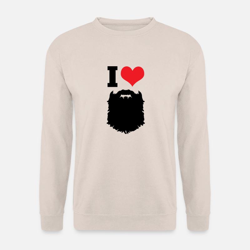 I Love Beards - Unisex Sweatshirt - sand