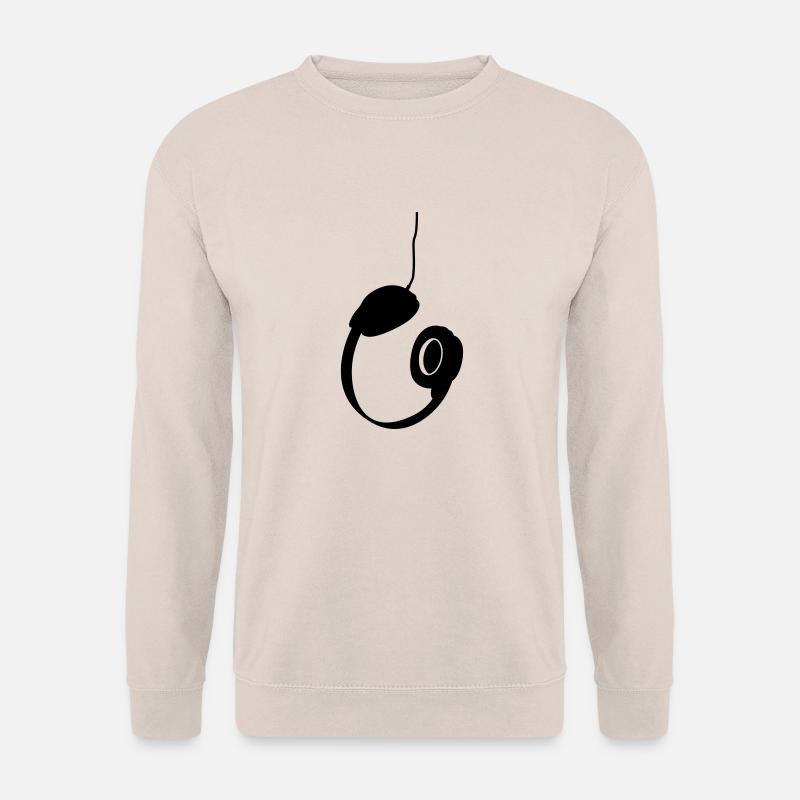 Kopfhörer - Unisex Pullover - Sand