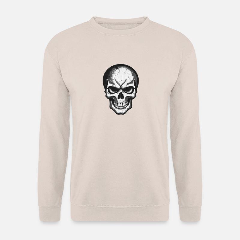 Rockmusik Totenkopf - Unisex Pullover - Sand