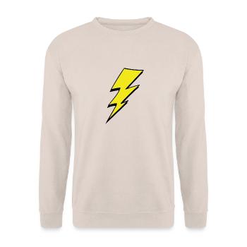 Blitz - Unisex Pullover - Sand - Vorne - Alina (178cm) & Michal (187cm)