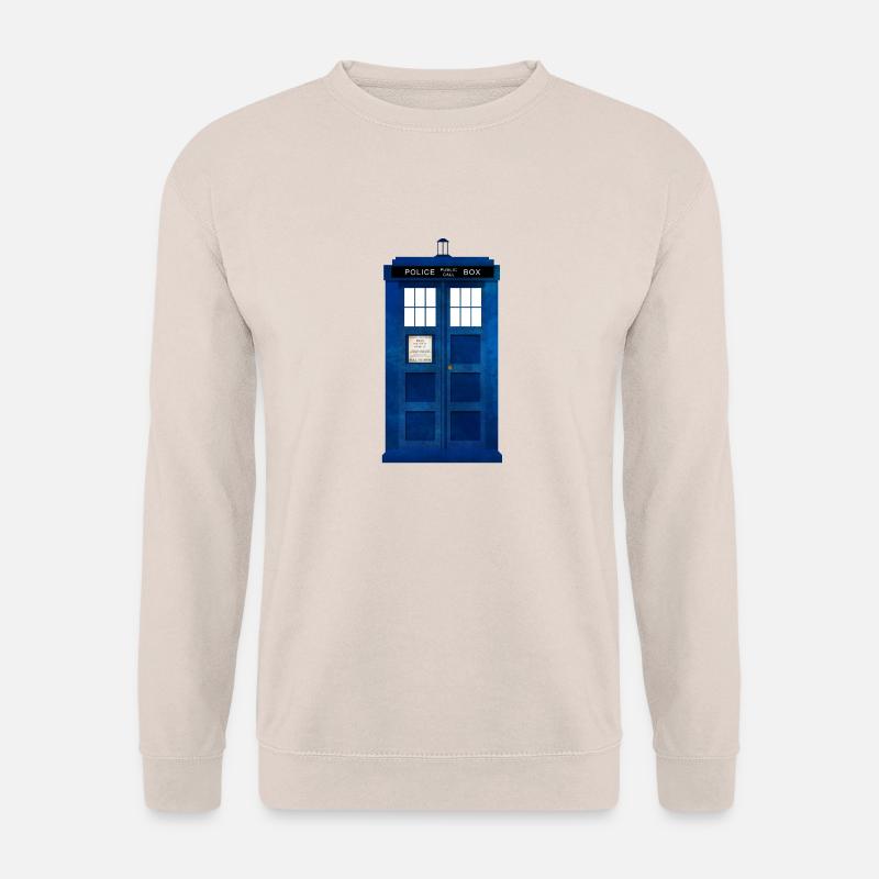 Doctor Who Police Box - Unisex Pullover - Sand