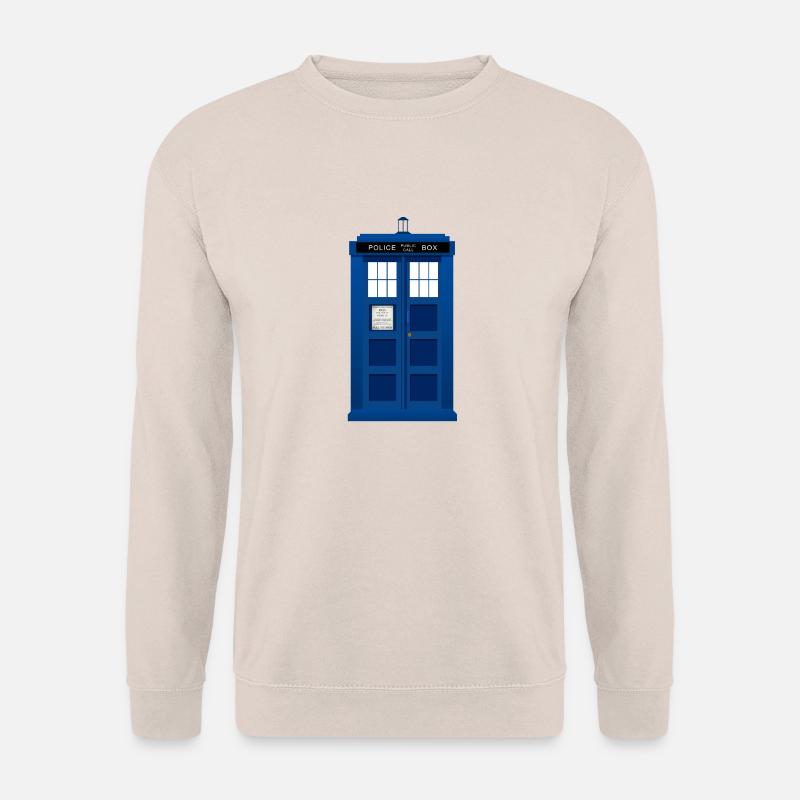 Police box tardis - Unisex Pullover - Sand