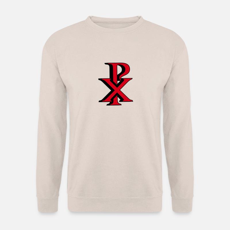 Christusmonogramm 3D - Unisex Pullover - Sand
