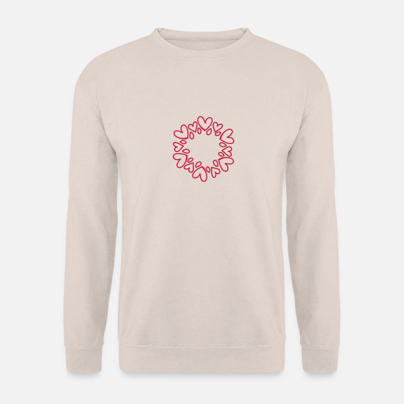 Herz Rahmen - Unisex Pullover - Sand