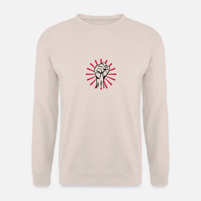 fist 2c rays - Unisex Pullover - Sand