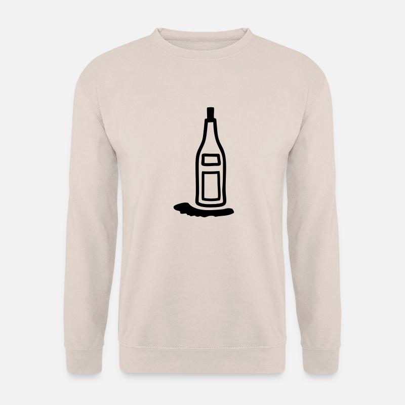 Flasche Korken - Unisex Pullover - Sand