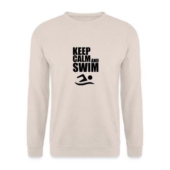 Natation Sports nautiques - Sweat-shirt Unisexe - sable - Devant - Alina (178cm) & Michal (187cm)
