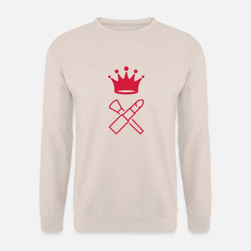 Schminke / Make-up / Maskenbildnerin / Mode - Unisex Pullover - Sand