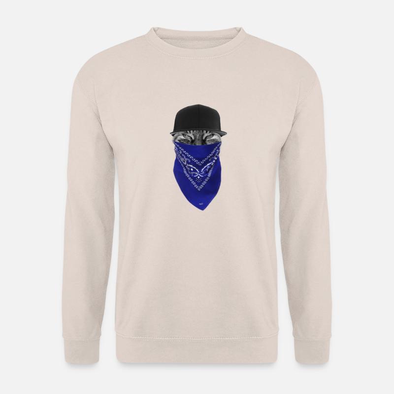 Hip Hop Gangster Cat - Unisex Pullover - Sand