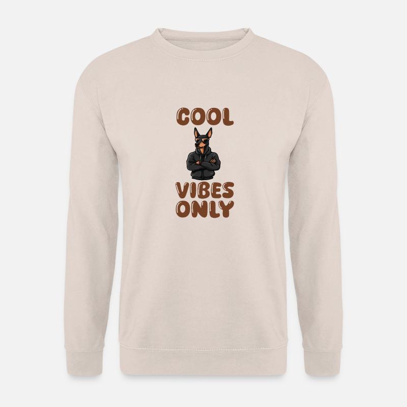 dog cool vibes - Unisex Pullover - Sand