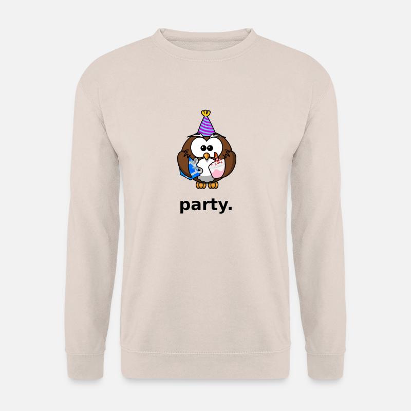 Party Eule - Unisex Pullover - Sand
