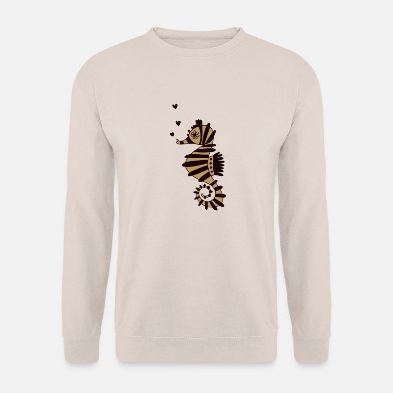 Seepfedchen mit Herzen - Unisex Pullover - Sand