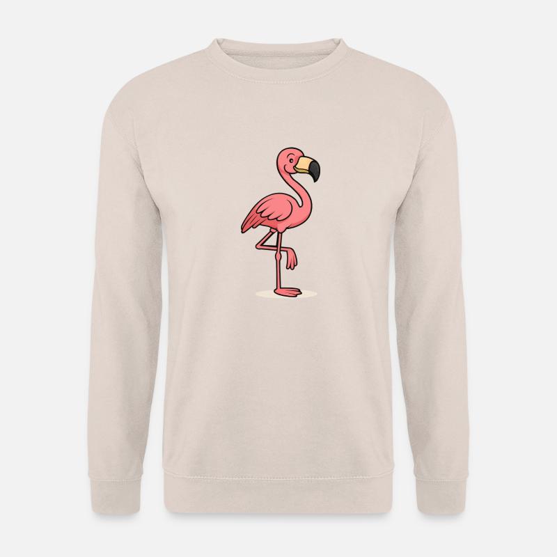 flamingo comic - Unisex Pullover - Sand