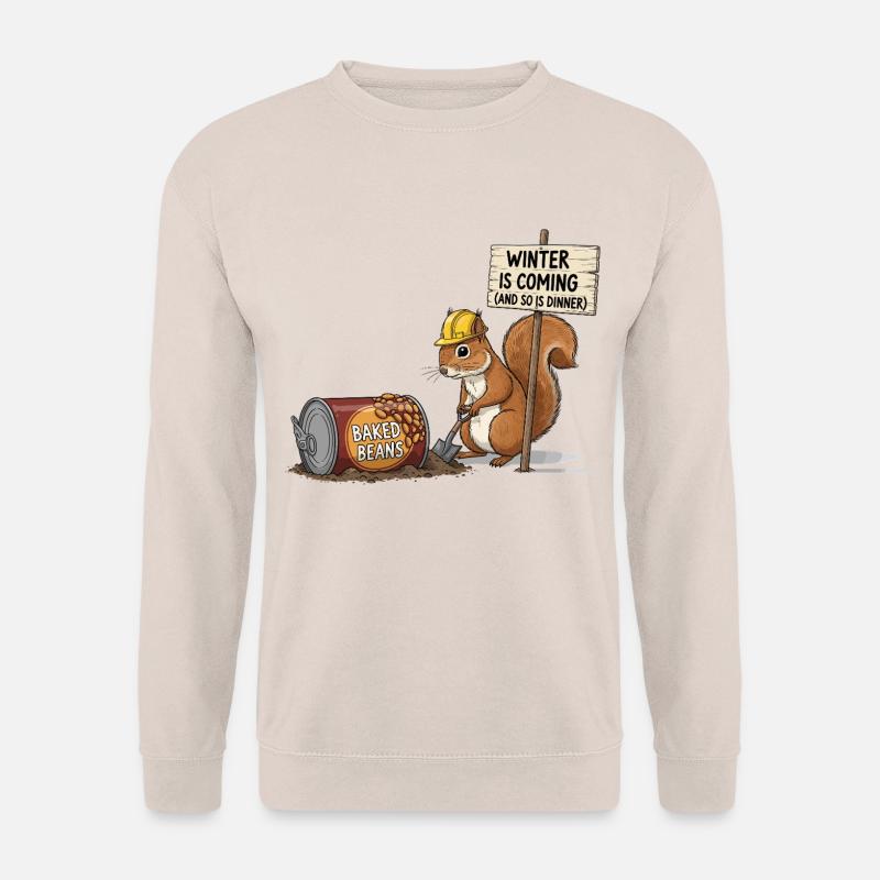 Cooles Eichhörnchen - Unisex Pullover - Sand