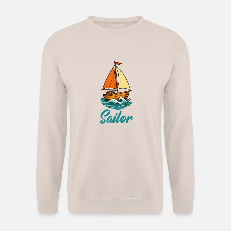 segelboot sailor - Unisex Pullover - Sand