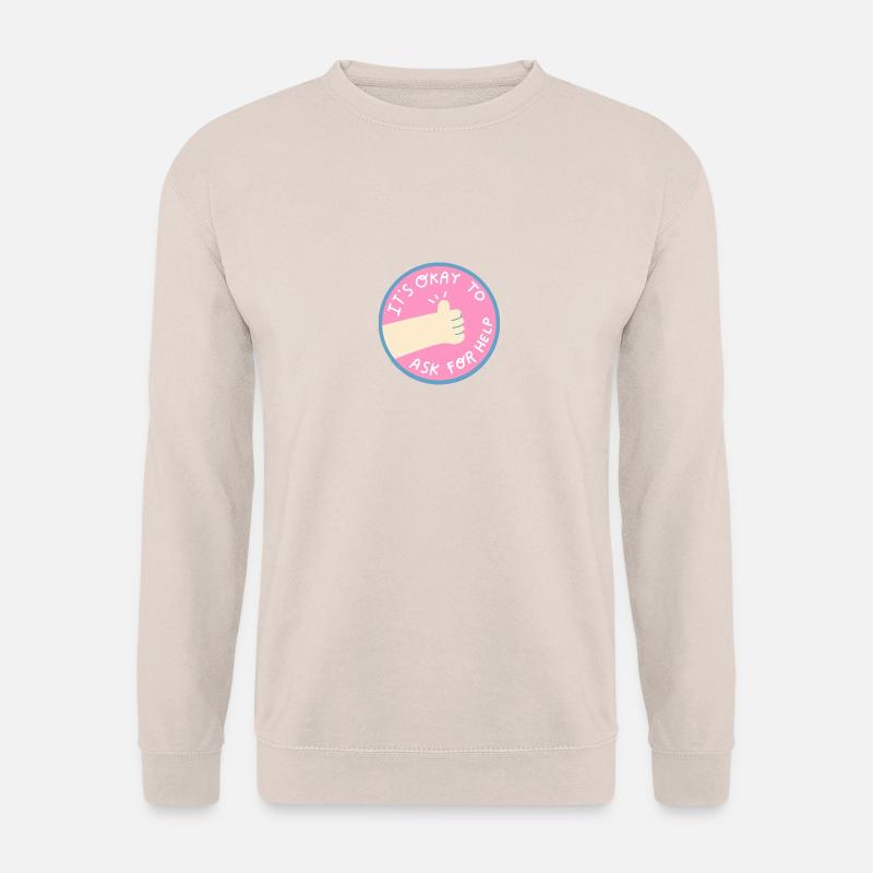Help is ok - Unisex Pullover - Sand
