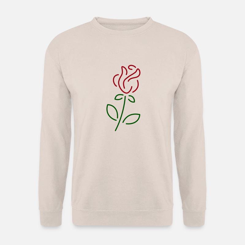 Blume Rose - Unisex Pullover - Sand