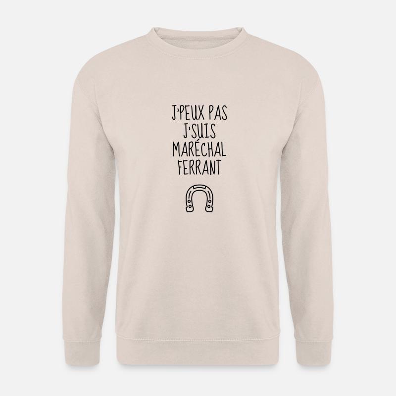 Farrier Hufschmied Maréchal Ferrant Blacksmith - Unisex Sweatshirt - sand