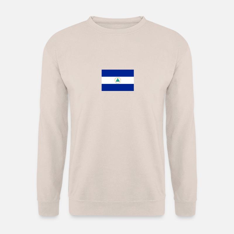 Flagge Nicaragua - Unisex Pullover - Sand
