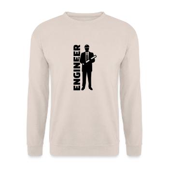 Ingenieur - Unisex Pullover - Sand - Vorne - Alina (178cm) & Michal (187cm)