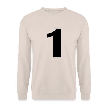 1 - Unisex Pullover - Sand - Vorne - Alina (178cm) & Michal (187cm)