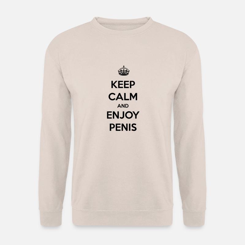 Penis! Lovetoy / Geschenk - Unisex Pullover - Sand