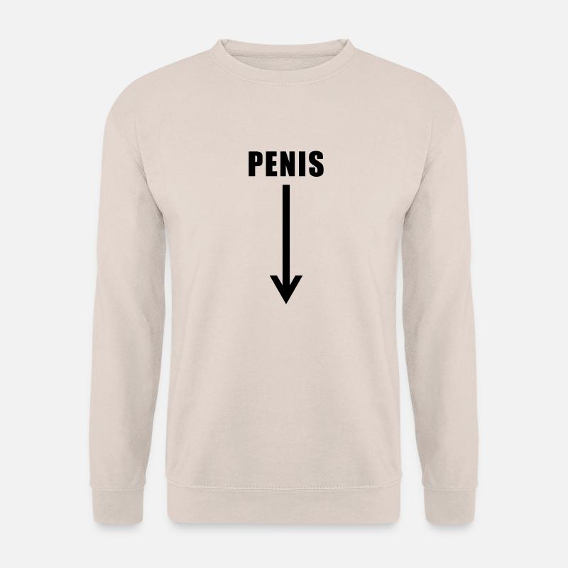 penis down there - Unisex Pullover - Sand