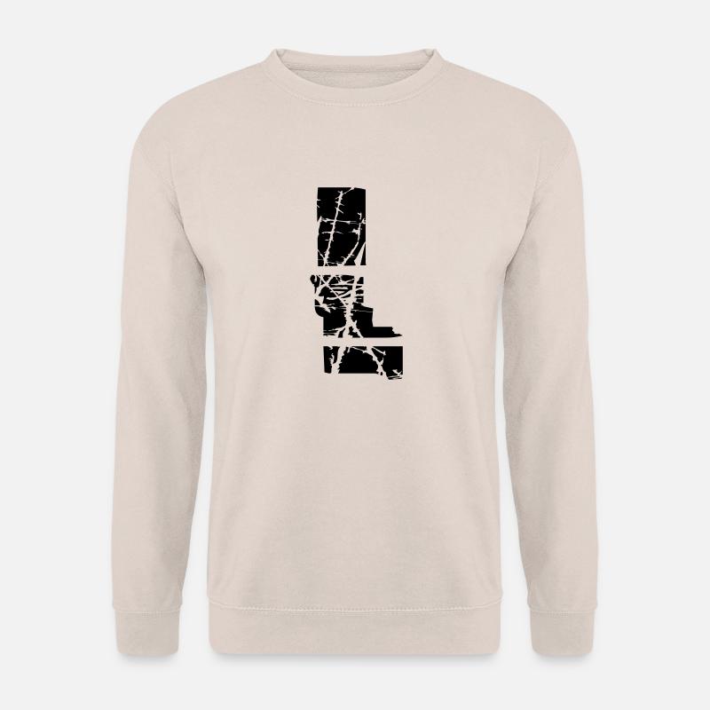 L Buchstabe - Unisex Pullover - Sand