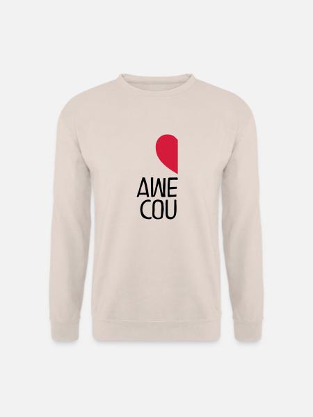 Awesome Couple. Part2 - Unisex Pullover - Sand