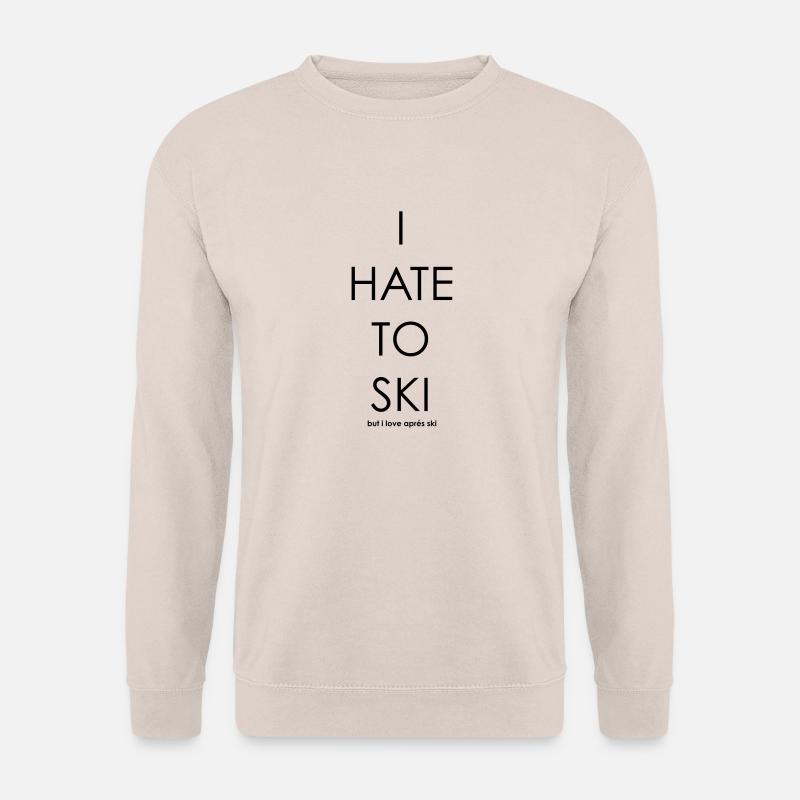 I Hate To Ski - Unisex Pullover - Sand