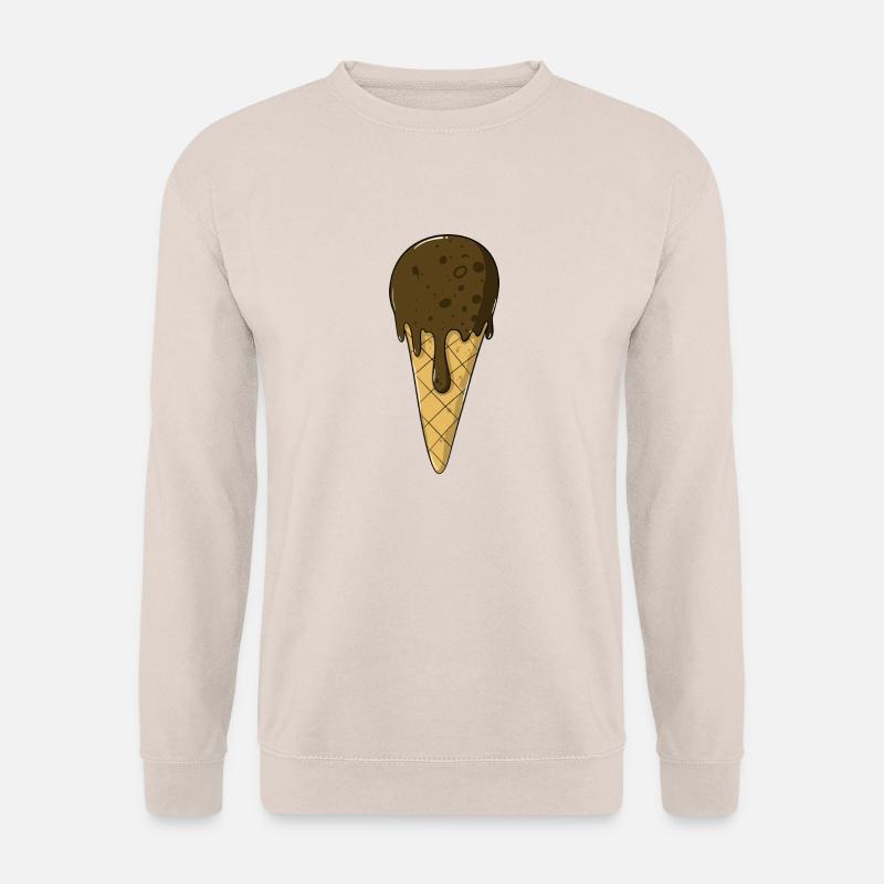 Eis | Schoko Eiscreme | Iceceam - Unisex Pullover - Sand