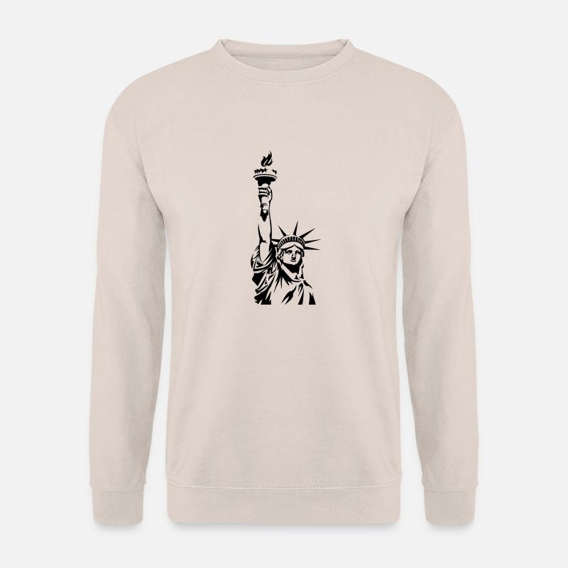 Statue Of Liberty - Unisex Pullover - Sand