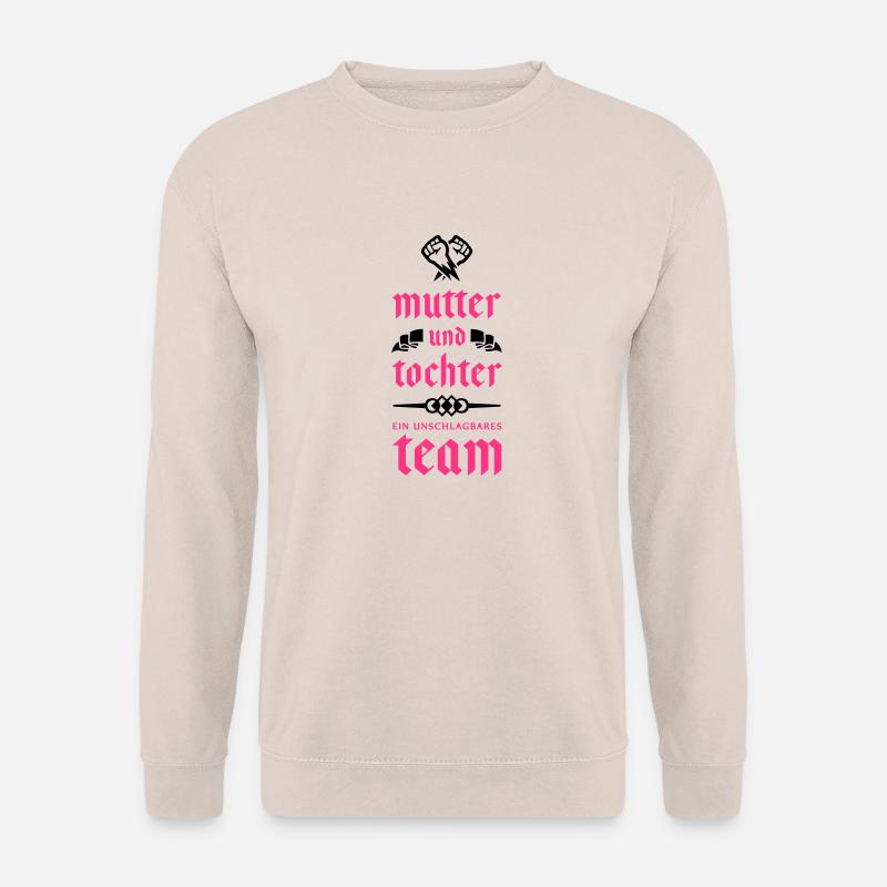 mutter tochter team - Unisex Pullover - Sand
