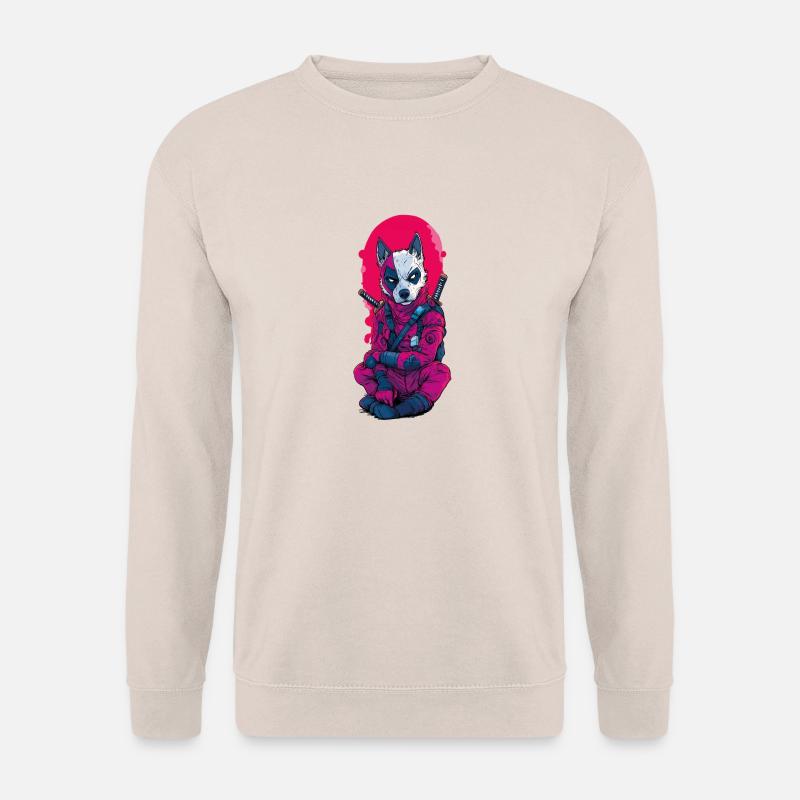 Dogpool - Der Samurai-Hund - Unisex Pullover - Sand
