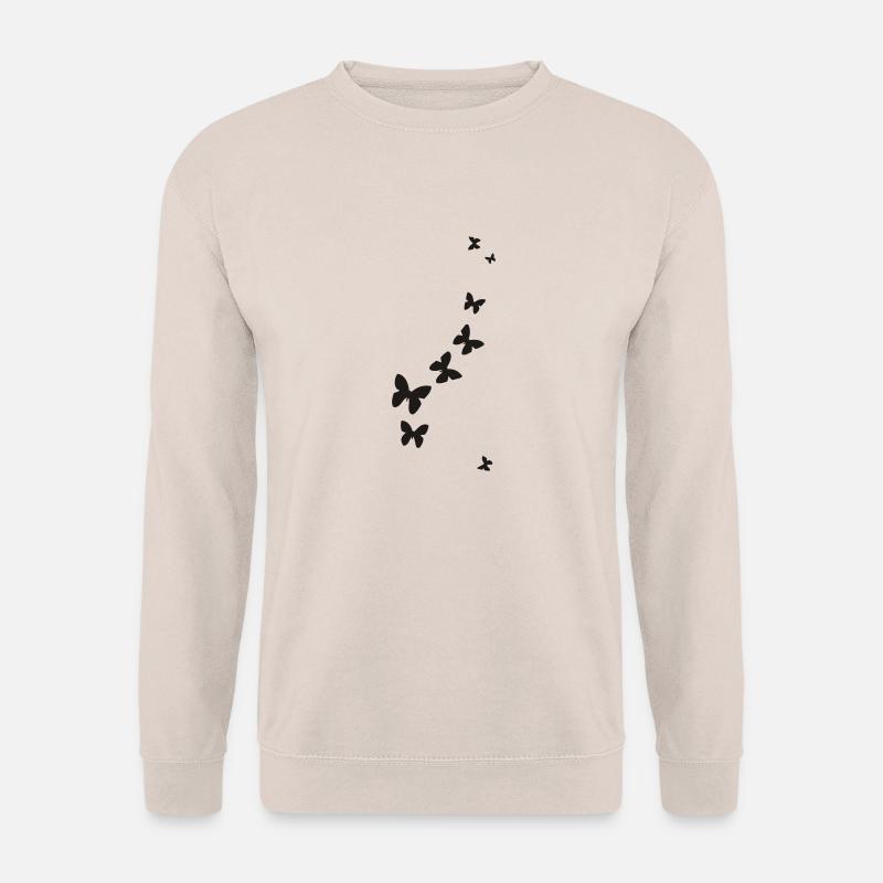 Schmetterlinge - Unisex Pullover - Sand