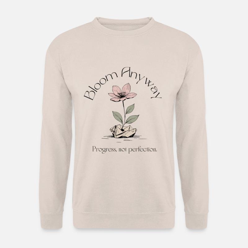 Bloom Anyway - Blume - Unisex Pullover - Sand