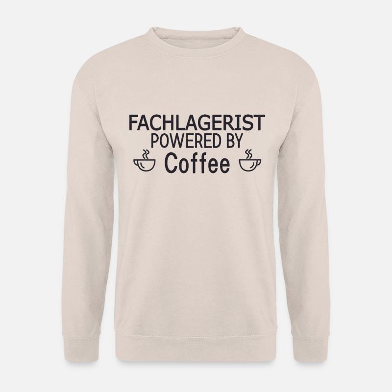 Fachlagerist Powered By Coffee - Unisex Pullover - Sand