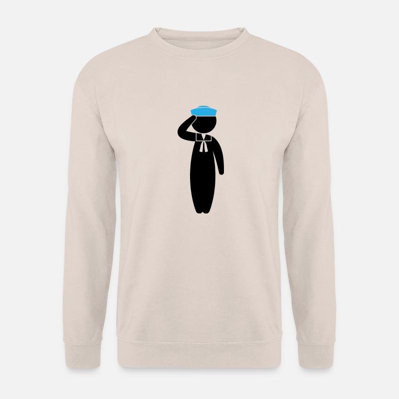 Ein salutierender Matrose - Unisex Pullover - Sand