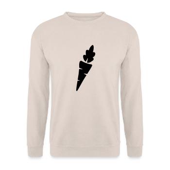 karotte / carrot - Unisex Pullover - Sand - Vorne - Alina (178cm) & Michal (187cm)