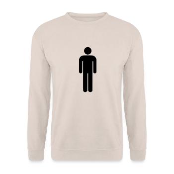 Man - WC - Sweat-shirt Unisexe - sable - Devant - Alina (178cm) & Michal (187cm)