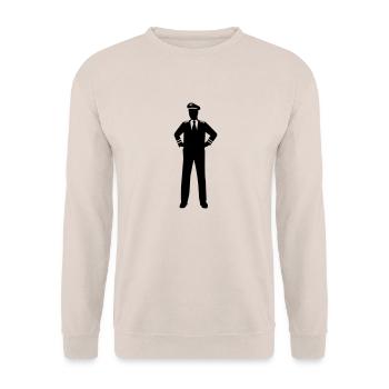 Pilote - Sweat-shirt Unisexe - sable - Devant - Alina (178cm) & Michal (187cm)