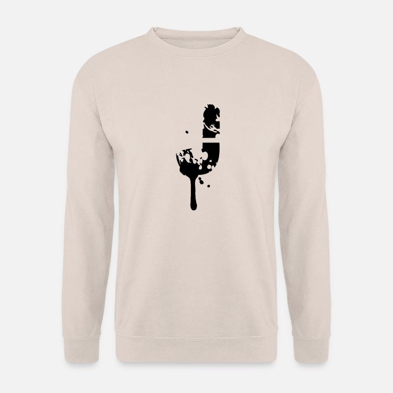 J graffiti stamp drops - Unisex Sweatshirt - sand