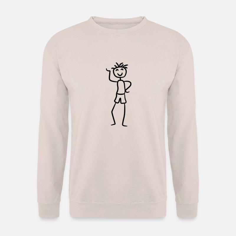 Glücklicher cooler Junge - Unisex Pullover - Sand