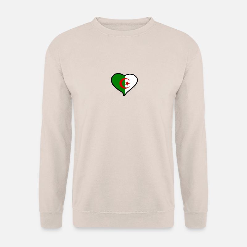 Algerien Flagge - Unisex Pullover - Sand