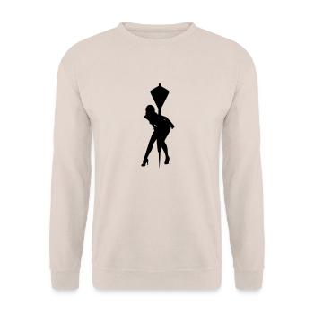 Dart Sexy - Unisex Pullover - Sand - Vorne - Alina (178cm) & Michal (187cm)