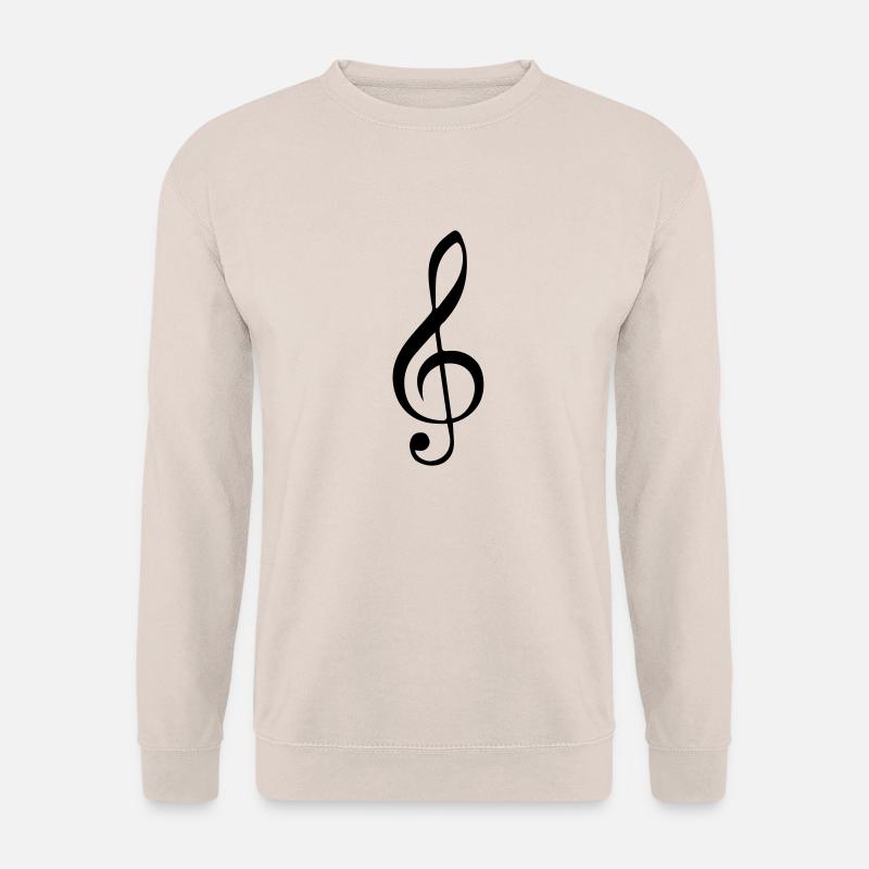 Musikschlüssel - Unisex Pullover - Sand