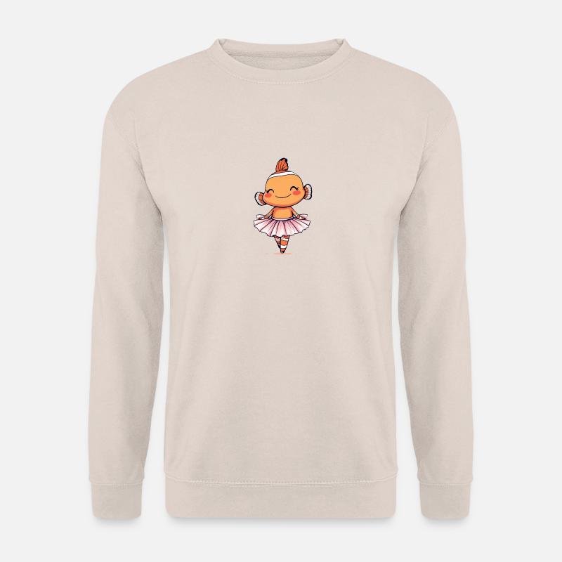 Clownfisch macht Ballett... - Unisex Pullover - Sand