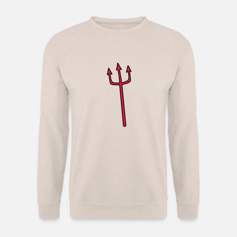 Devil Trident weapon lancing - Unisex Sweatshirt - sand